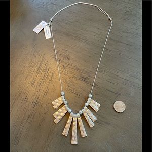 Bancroft silver necklace.